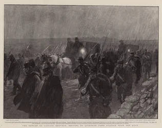 The Return of Captain Dreyfus, Driving to Quiberon Town Station from the Quay